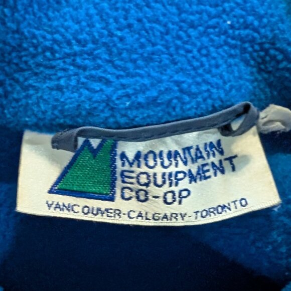 Vintage MEC Blue Full Zip Fleece Made in Canada - Size L - Picture 2 of 5